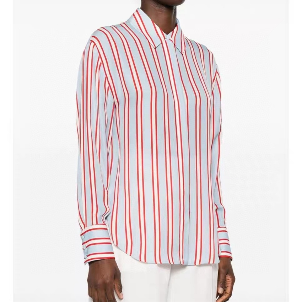 Alice+olivia DIMITRA OVERSIZED BUTTON DOWN - Picture 3 of 15